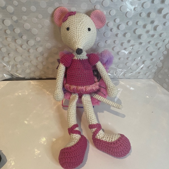 Handmade Amigurumi 🩰🐭Ballerina Mouse Crochet pet - Picture 3 of 10